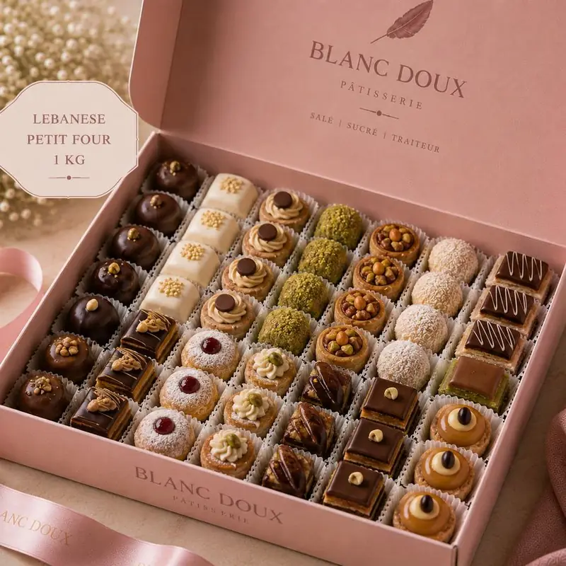 Blanc Doux Lebanese petit four
